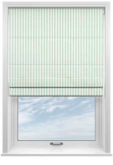 The British Stripe Co. Mary, London No.2 - Twist&Fit Roman Blind